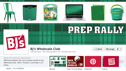 BJ's 'Prep Rally' Facebook Cover