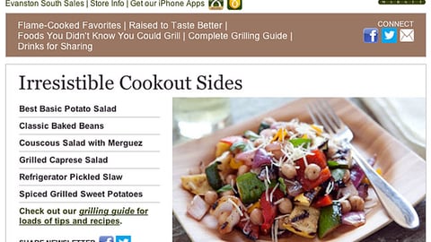 Whole Foods 'Prepare Your Grill' Email