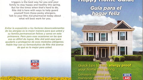 Rite Aid 'Happy Home Guide' Cover