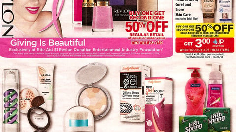 Rite Aid Revlon 'Giving is Beautiful' Feature