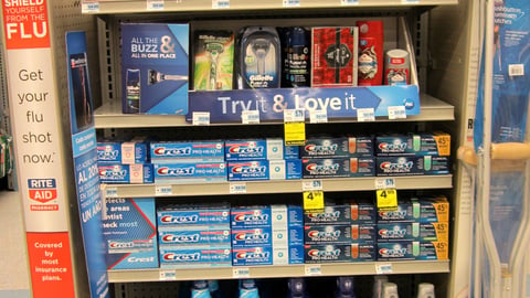 Rite Aid P&G 'Try It & Love It' Endcap