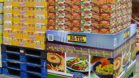 Ro-Tel Sam's Club 'Game Day Central' Pallet Display