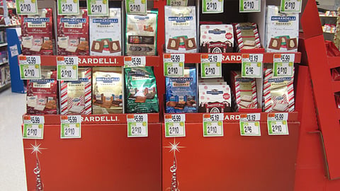 Ghirardelli Holiday Floorstands