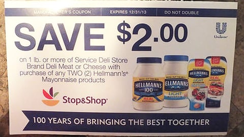 Hellmann's Stop & Shop 'Save $2' Coupon
