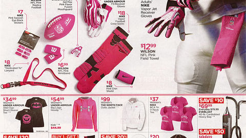Sports Authority 'Sport Your Pink' Feature