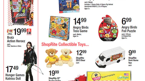 ShopRite 'Holiday Toy & Gift Guide' Product Page
