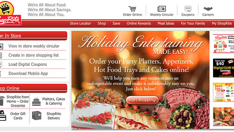 ShopRite 'Holiday Entertaining' Carousel Ad