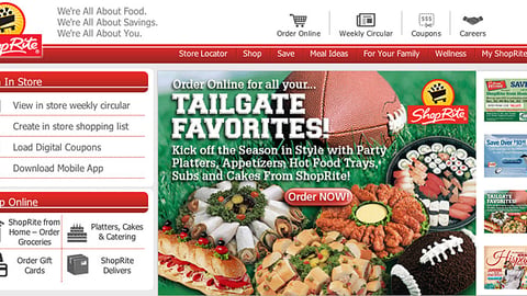 ShopRite 'Tailgate Favorites' Carousel Ad