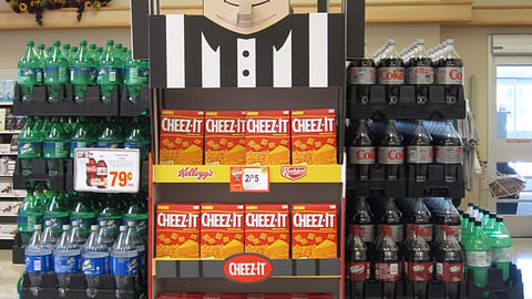 Cheez-It Football Floorstand