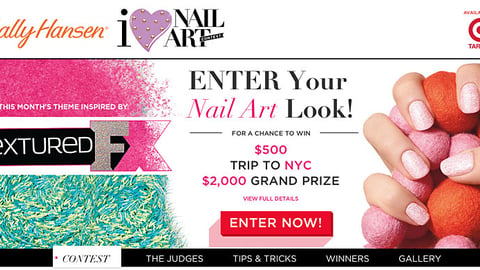 Sally Hansen 'Nail Art' Facebook Tab