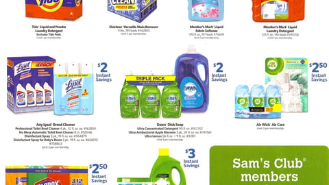 Sam's Club 'Instant Savings' Interior Page