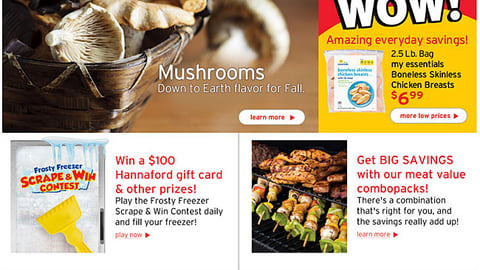 Hannaford 'Breast Cancer Awareness' Display Ad