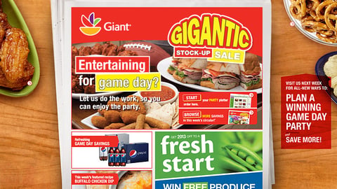 Giant-Carlisle 'Gigantic Stock-Up Sale' Landing Page