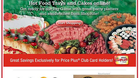 ShopRite 'Big Game' Email