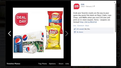 CVS 'Deal of the Day' Facebook Update
