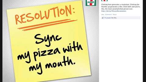 7-Eleven 'Resolution' Facebook Update