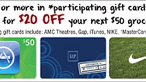 Albertsons 'Back to School' Gift Card Feature
