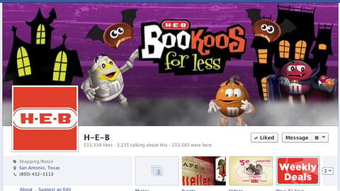 H-E-B 'BooKoos for Less' Facebook Cover