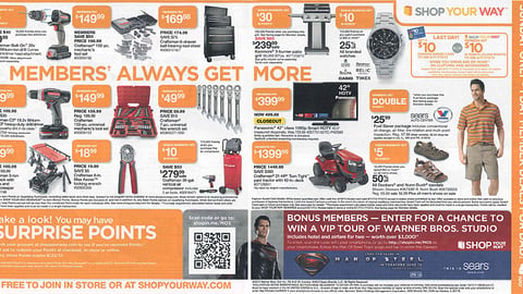 Sears 'Man of Steel' Sweeps Feature