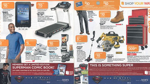 Sears 'Superman Comic Book' Feature