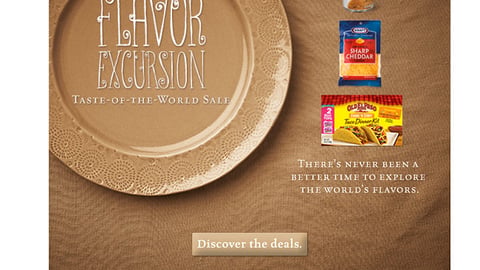 Publix 'Flavor Excursion' Email