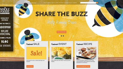 Whole Foods 'Share the Buzz' Carousel Ad