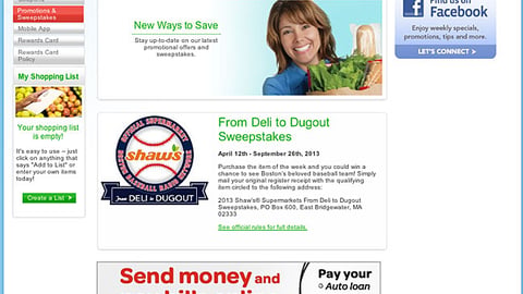 Shaw's 'From Deli to Dugout' Digital Ad