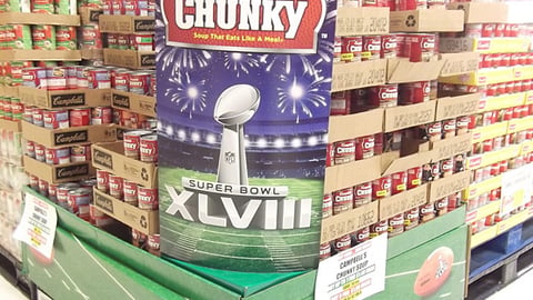 Campbell's Chunky 'Commemorative Cans' Pallet Display