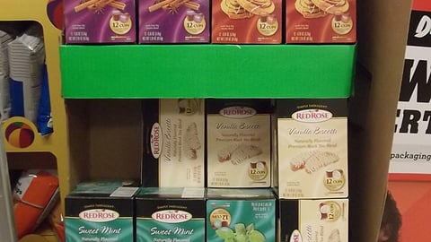Red Rose ShopRite 'Indulge Yourself' Shipper