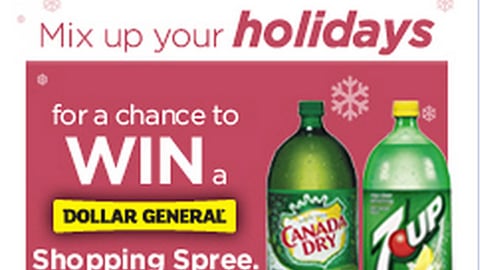 Dollar General Dr Pepper 'Shopping Spree' Facebook Update
