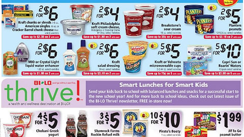 Bi-Lo 'Smart Lunches' Feature