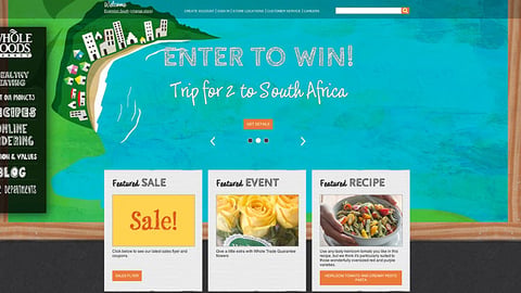 Whole Foods 'South Africa' Carousel Ad