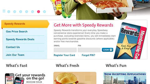 Speedway 'Thanksgaming' Home Page Ad