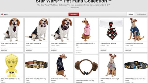 Petco 'Star Wars' Pinterest Board