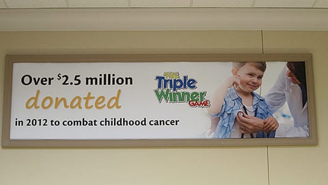 Stop & Shop 'Triple Winner' Banner