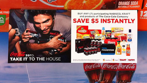 Coca-Cola Kraft 'Take it to the House' Case Card