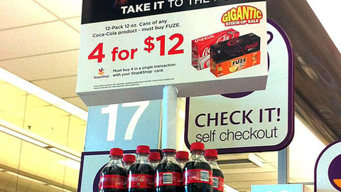 Coca-Cola Stop & Shop 'Take it to the House' Pole Topper