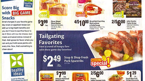 Stop & Shop 'Big Game Snacks' Feature