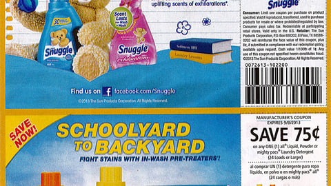 Sun Products 'Start School Smarter' FSIs