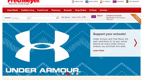 Fred Meyer 'Support Your Schools' Carousel Ad