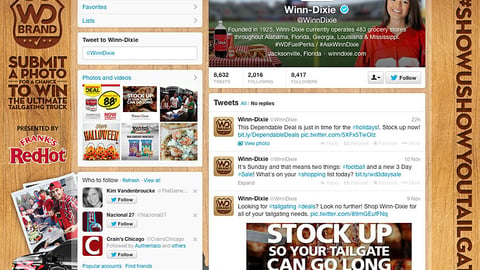 Winn-Dixie Frank's RedHot 'Tailgate' Twitter Skin