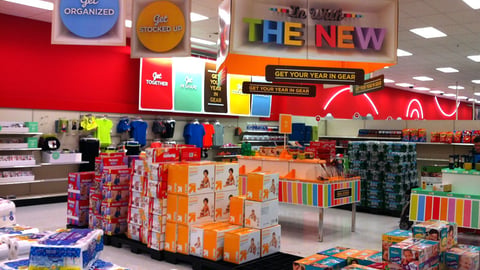 Target 'In with the New' Merchandising