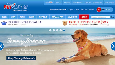 PetSmart Tommy Bahama Carousel Ad