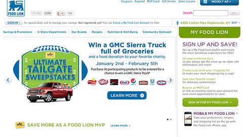 Food Lion 'Ultimate Tailgate' Carousel Ad
