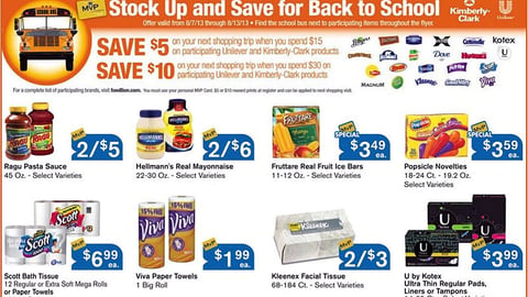 Food Lion 'Stock Up and Save' Feature