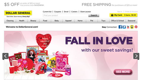 Dollar General 'Sweet Savings' Carousel Ad
