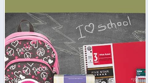 Walgreens Multi-Brand Back-to-School Facebook Update