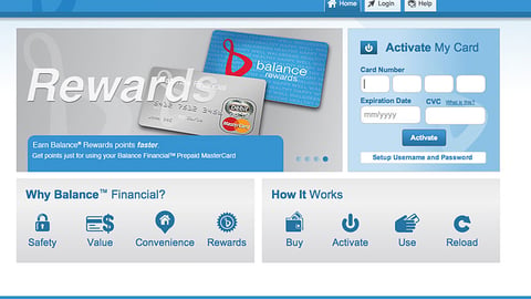 Walgreens 'Balance Financial' Landing Page