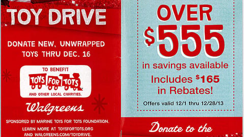 Walgreens December 2013 Coupon Book Cover
