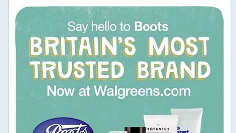 Walgreens Boots Facebook Update